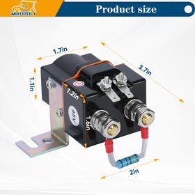 Mixopoly packaged solenoid and resistor ready for quick installation.