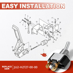 Mixopoly package includes switch with washers for quick installation.