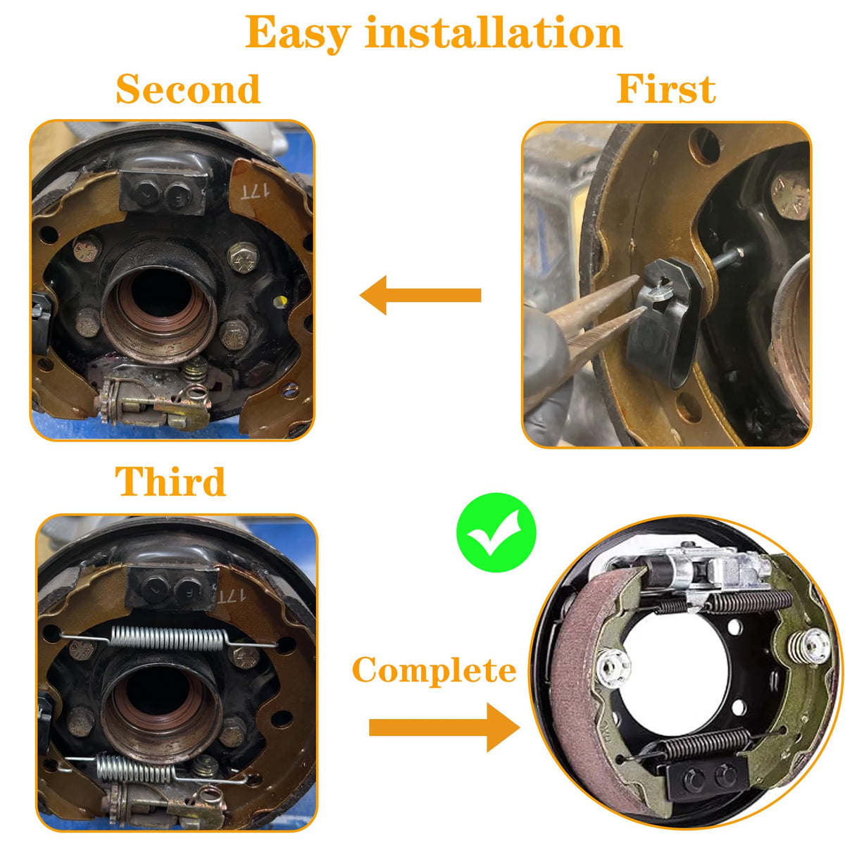 Mixopoly Precedent brake kit installed on a golf cart