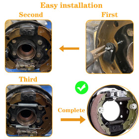 Mixopoly Precedent brake kit installed on a golf cart