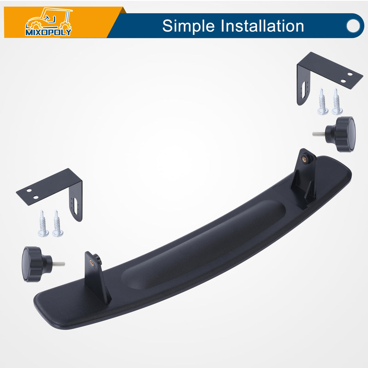Mixopoly premium glass lens with ABS housing resists weather and corrosion.