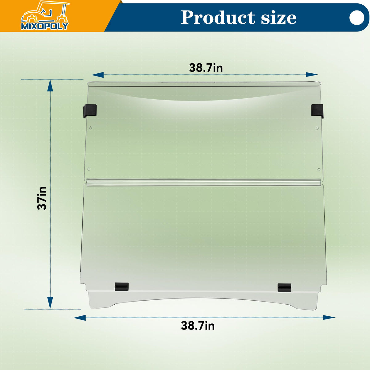 Mixopoly easy-clean surface accepts pH-neutral cleaners for simple maintenance.