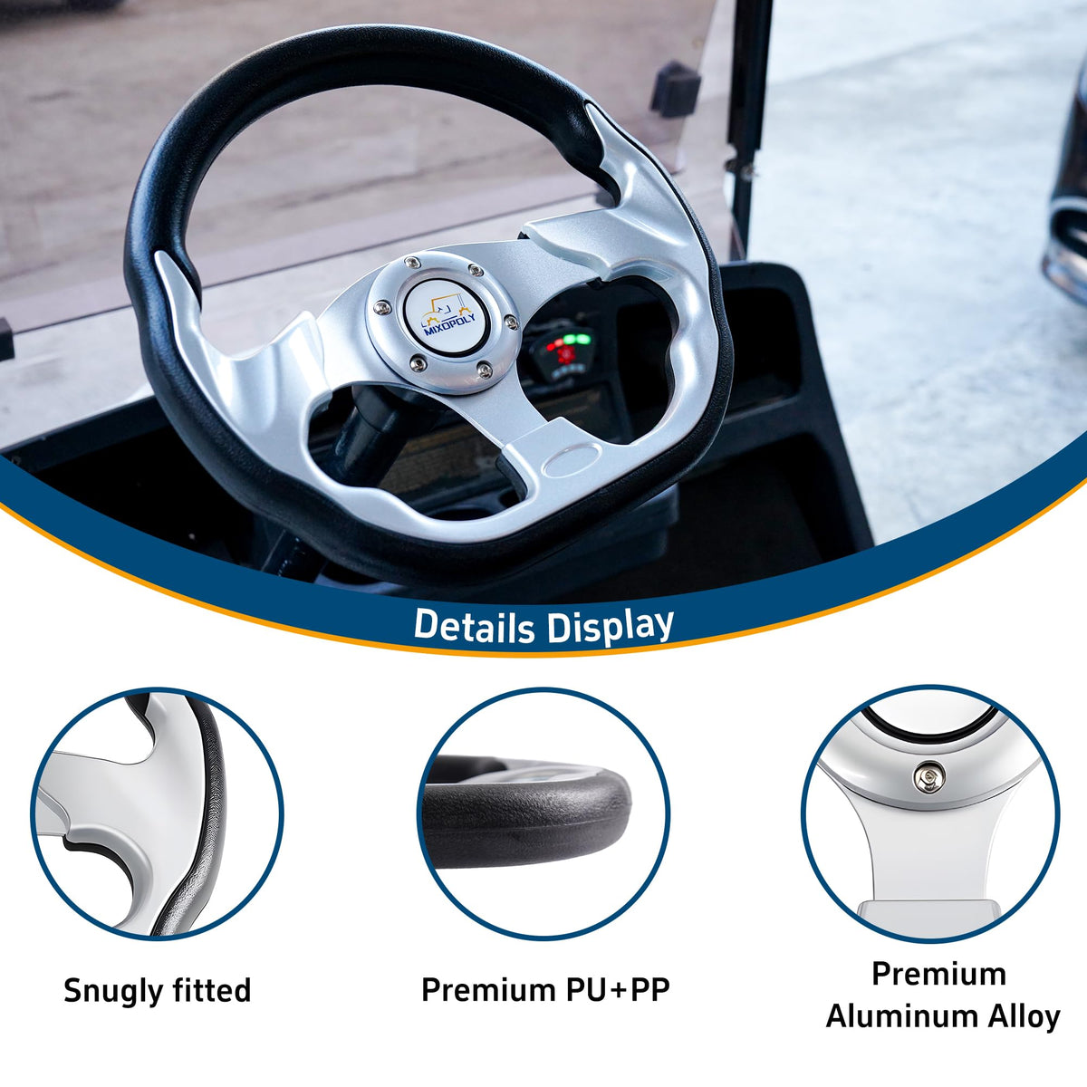 Mixopoly PU+PP aluminum cover offers durable, lightweight performance.
