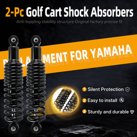 Mixopoly quality-tested shocks absorb impacts for longer golf cart life.