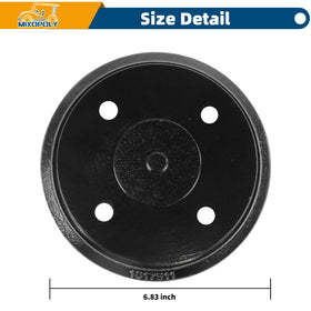 Mixopoly rear brake drum for Club Car Tempo works with G&amp;E models for steady braking.