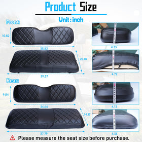 Mixopoly EZGO TXT rear seat back cover diamond completes the upgrade.