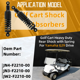 Mixopoly rear shock for Yamaha G22 installation ensures secure fit.