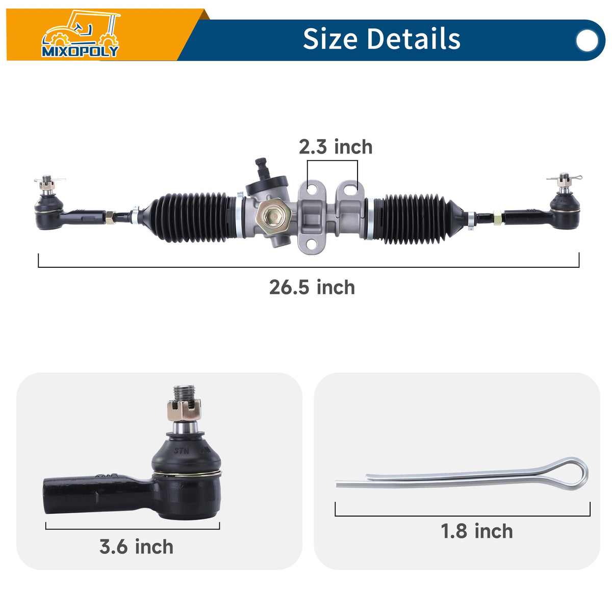 Mixopoly OEM replacement compatibility with 601500/618329/6015-00 parts.
