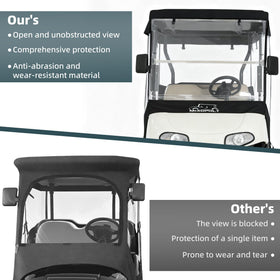 Mixopoly roll-up ventilation windows depict airflow and quick access while driving