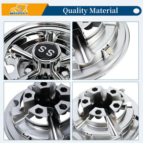 Mixopoly snap-on wheel covers install quickly without tools