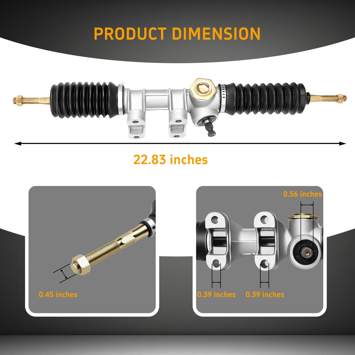 Mixopoly packaging-ready gear box for easy OEM JU0-F3400-00 replacement.