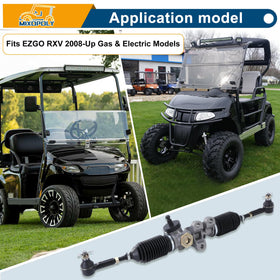 Mixopoly steering gear box steel construction provides durability and corrosion resistance.