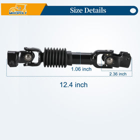 Mixopoly steering shaft kit package shown with components