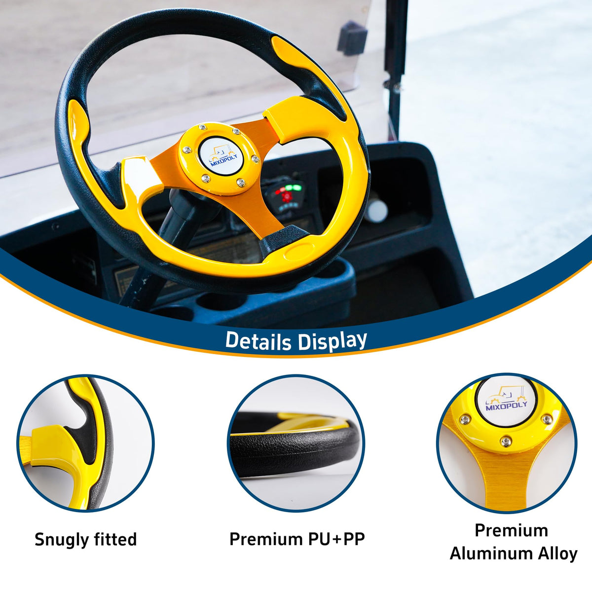 Mixopoly EZGO TXT/RXV compatibility visual with bright finish