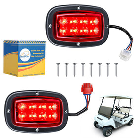 Mixopoly taillight kit for Club Car DS (1996–2013) improves rear visibility.