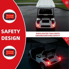Mixopoly taillight kit rear lights close-up, premium brightness for safer rides.