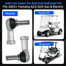 Mixopoly golf cart tie rod end – 2pc package ready for quick replacement and restored handling
