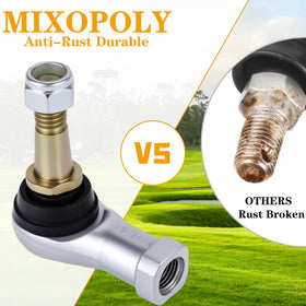 Mixopoly nuts included with the tie rod end kit for EZGO TXT maintenance