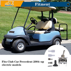 Installed Mixopoly tow run switch on electric golf cart Precedent
