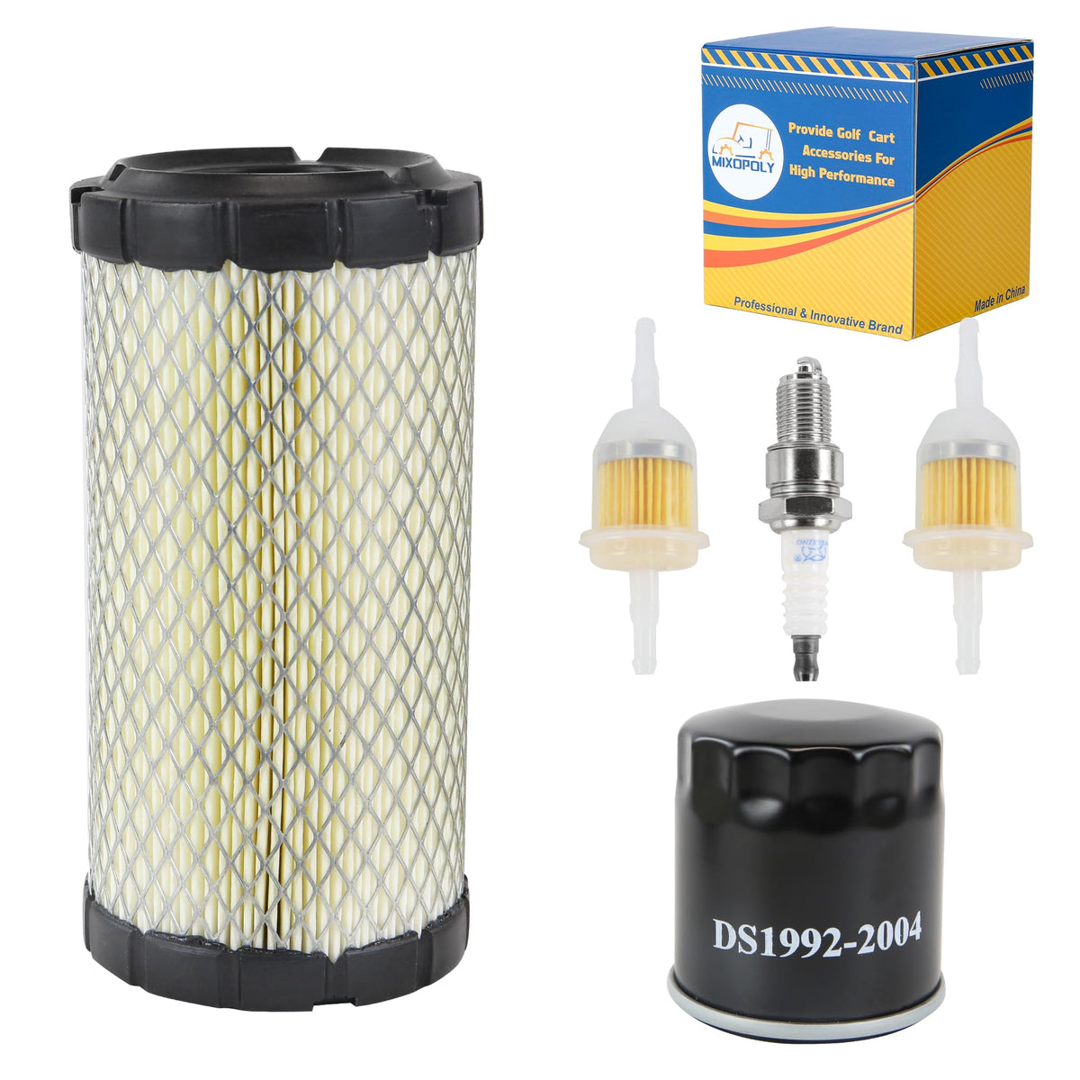 Mixopoly air filter for Club Car Precedent improves airflow and engine protection