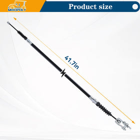 Mixopoly brake cable kit includes two cables for quick DIY replacement.