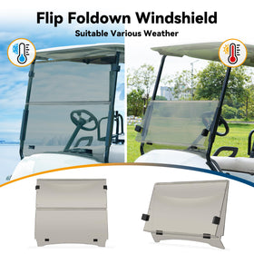 Mixopoly two-pack bottom clips secure upper and lower windshields while riding.