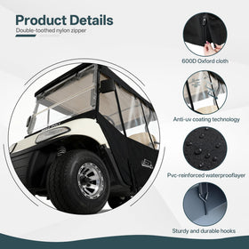 Mixopoly ultra-clear PVC windows highlight distortion-free visibility in all temperatures