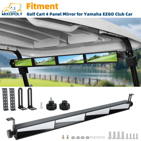 Mixopoly universal brackets enable easy mirror installation on carts