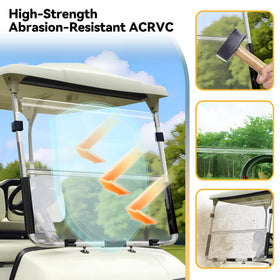 Mixopoly UV-protected windshield helps resist sun damage during sunny drives