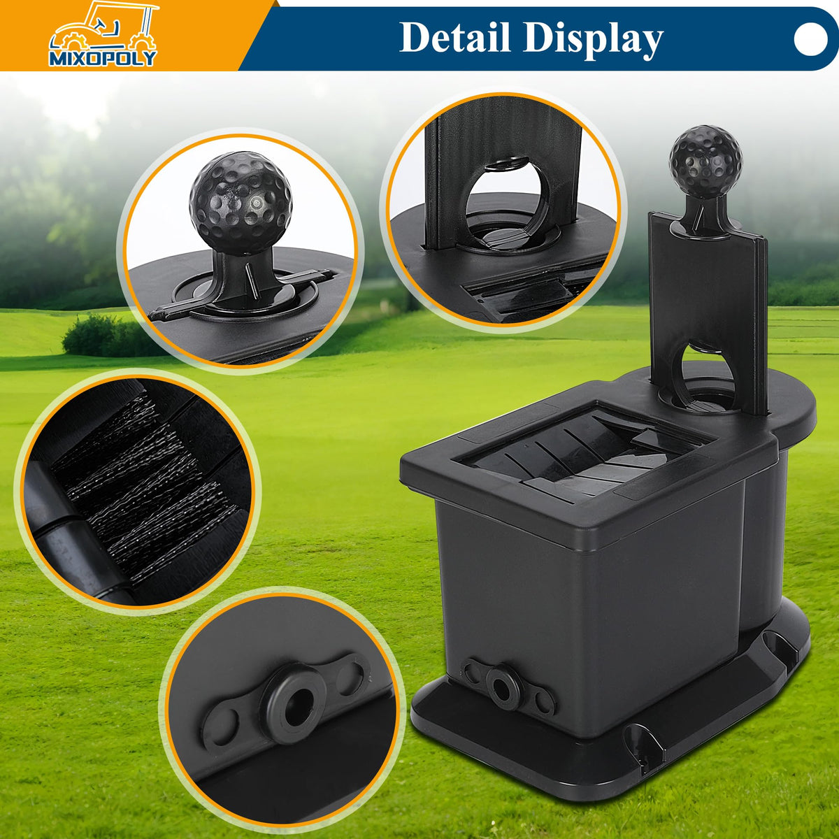 Mixopoly water outlet bottom drain for simple maintenance