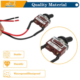 Waterproof butt splices with Mixopoly kit support reliable electrical connections.