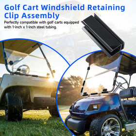 Mixopoly windshield clips kit for Club Car DS ensures secure, stable windshield mounting