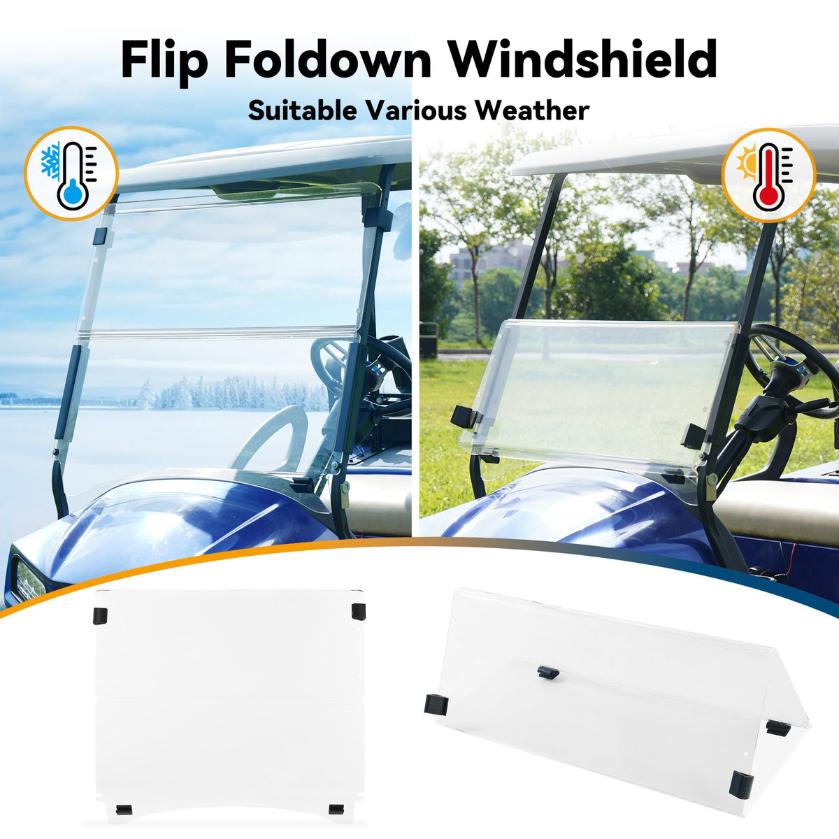 Mixopoly windshield showing UV protection feature
