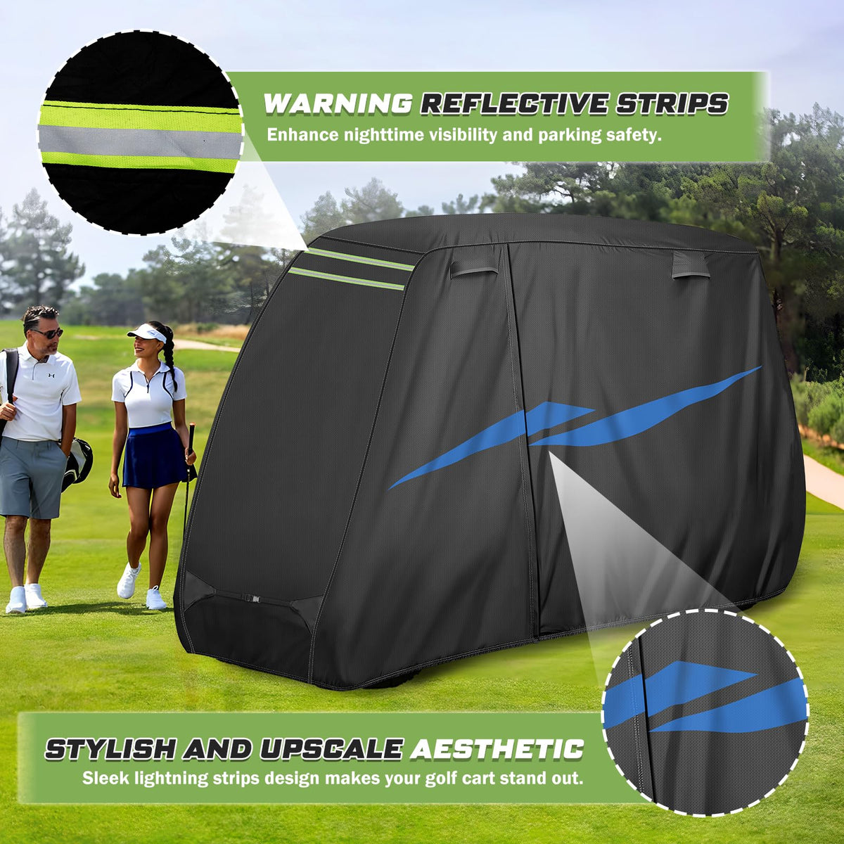 Mixsuper Liner zipper door detail enables quick entry to your cart