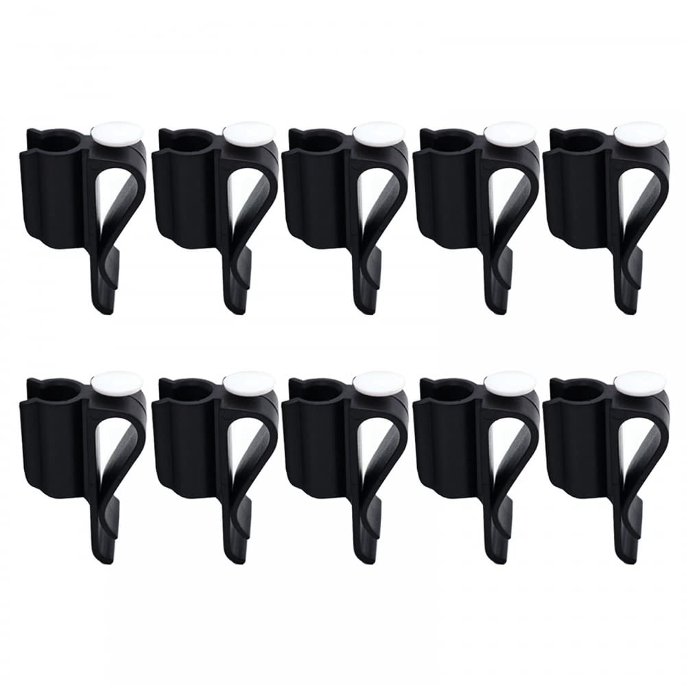 MiOYOOW 10Pcs golf club bag clips keep your gear organized for quick access.
