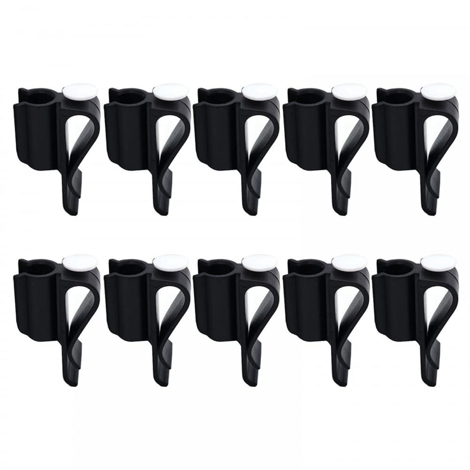 MiOYOOW 10Pcs golf club bag clips keep your gear organized for quick access.