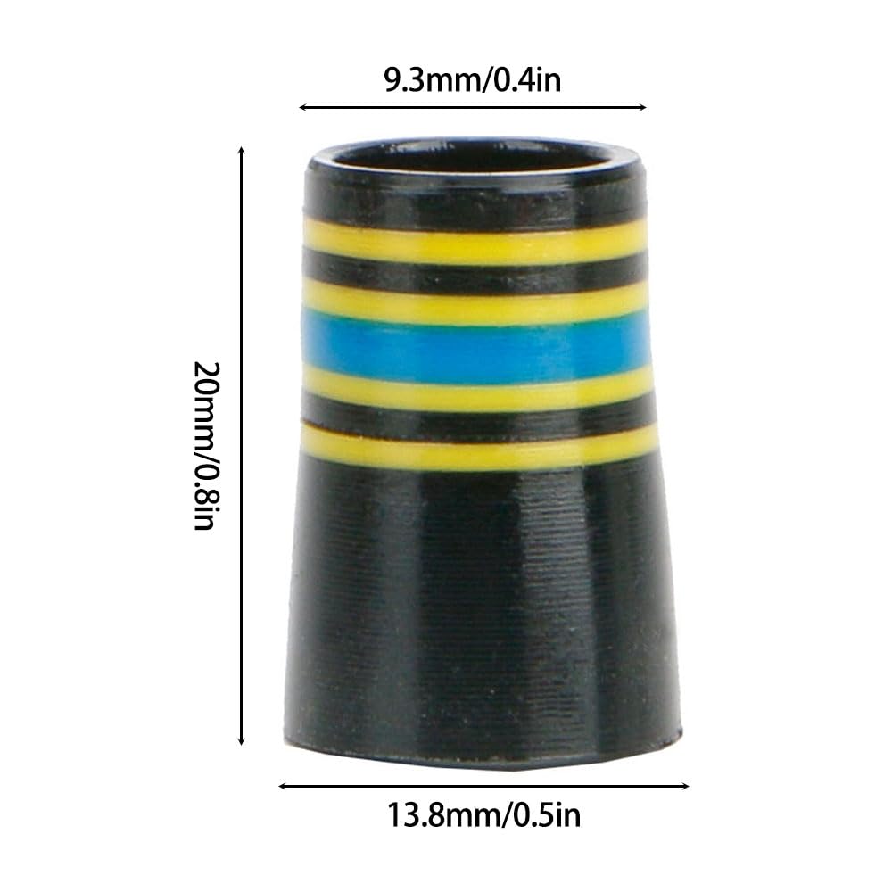 Ten-pack of MiOYOOW ferrules for cue replacements.