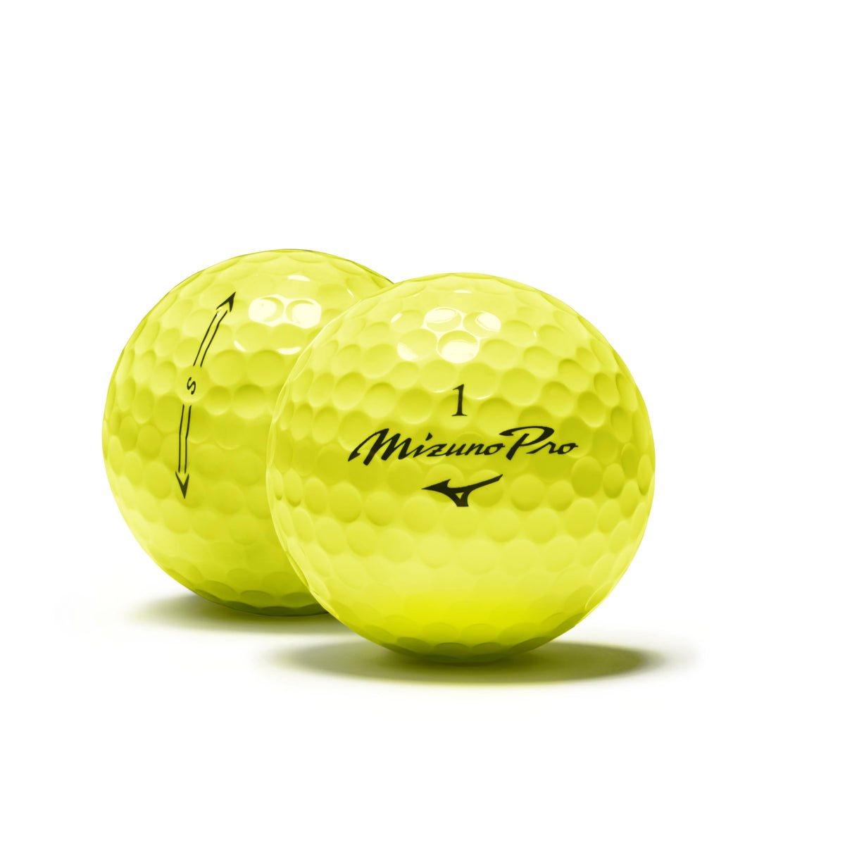 Mizuno PRO S close-up of AxialFlow dimple design for faster flight