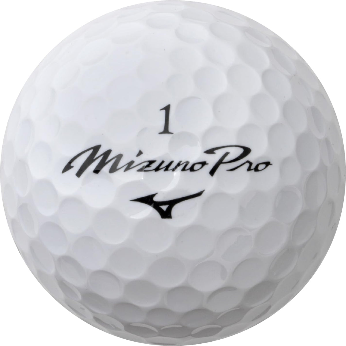 Mizuno Pro S golf ball with AXIALFLOW dimple for faster flight and stability.