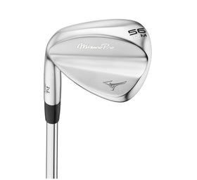 Mizuno PRO T1 White Satin head offers precise feel for greenside control.