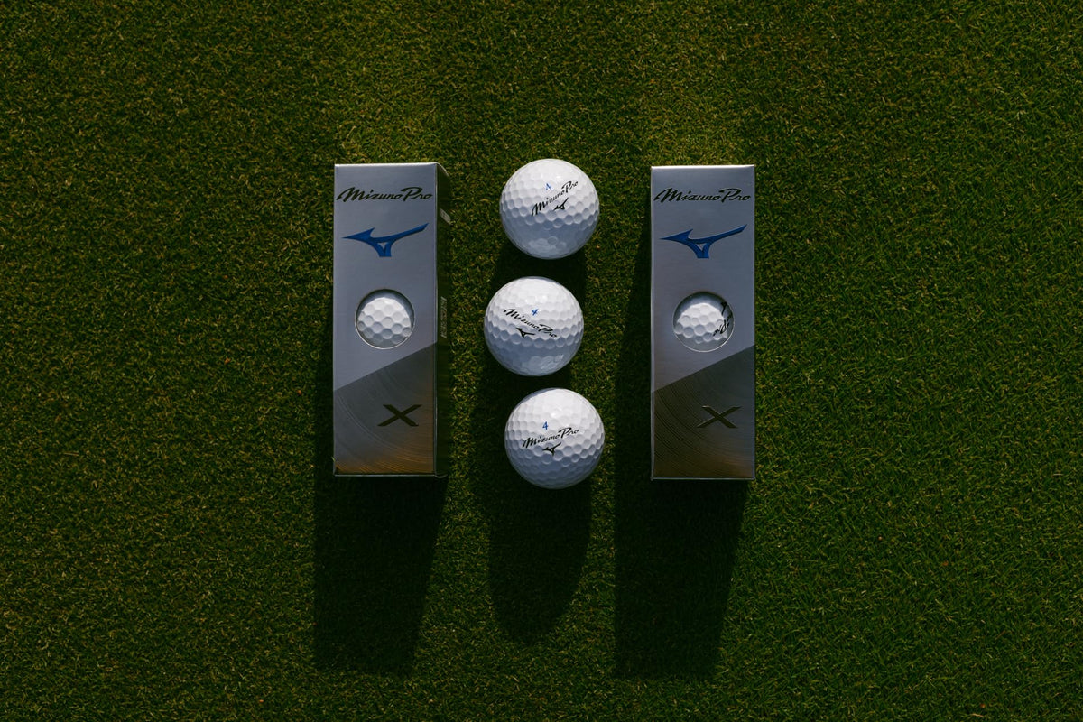 Mizuno Pro X golf ball designed for high trajectory and easier approach.