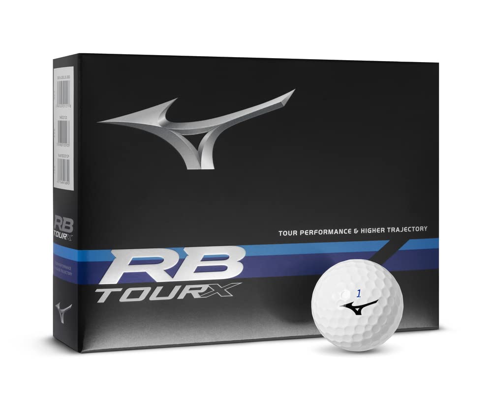 Mizuno RB Tour X ball with soft urethane cover delivering durable feel.