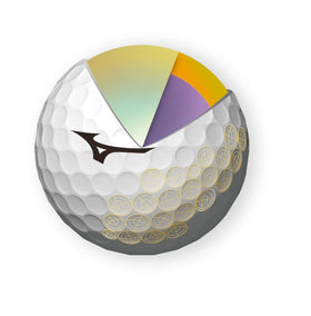 Mizuno RB Tour X balls in a tour performance package for consistency.