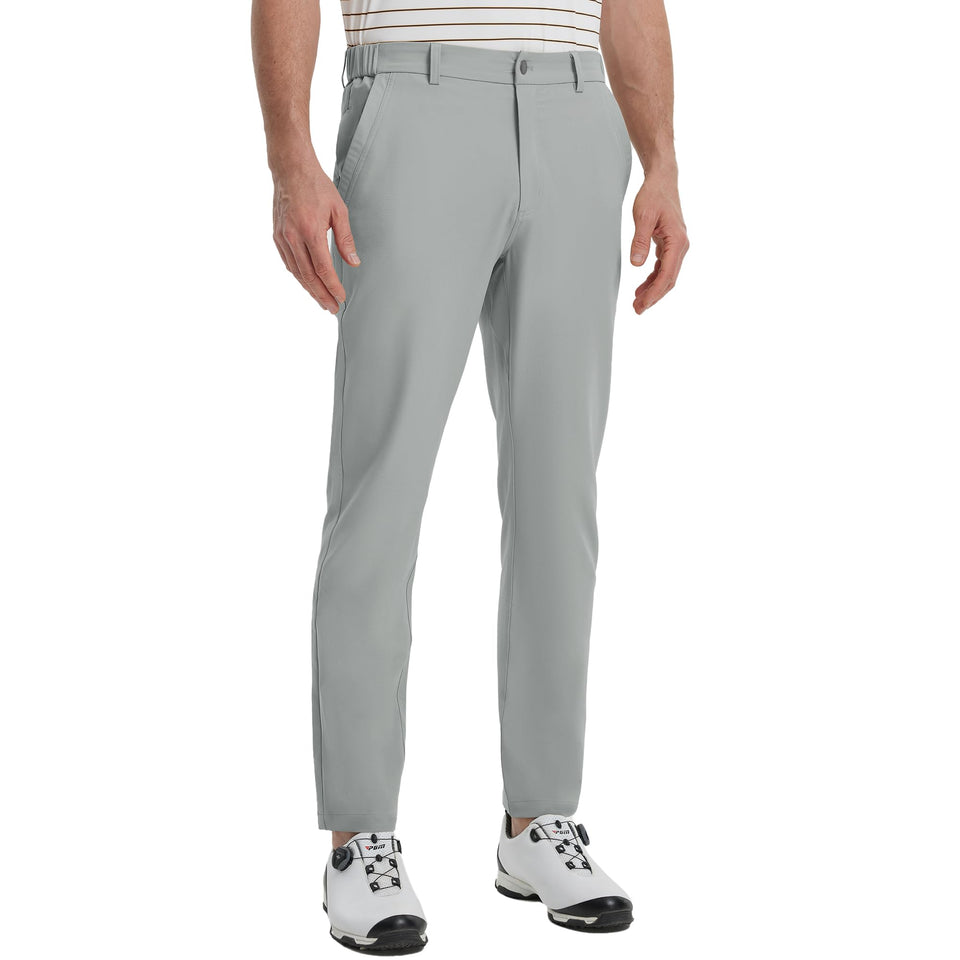 M MAELREG men's golf pants fabric detail: lightweight stretch and breathability