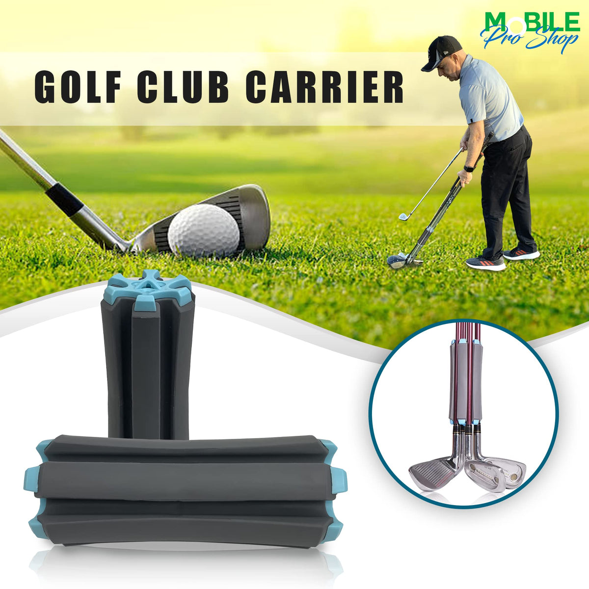 Cart-path friendly ABS construction for durability in all weather.