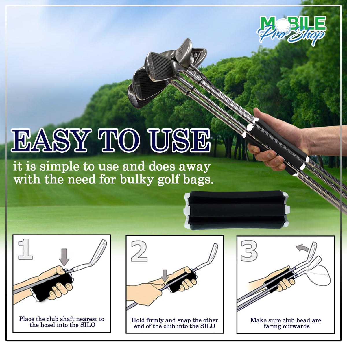 Mobile Pro Shop ABS construction highlights durable, lightweight design for clubs