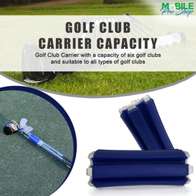 Mobile Pro Shop six-clubs capacity carrier keeps gear organized on the course