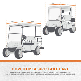 Modern Leisure Sport golf cart cover undercarriage strap ensures a secure, wind-resistant fit