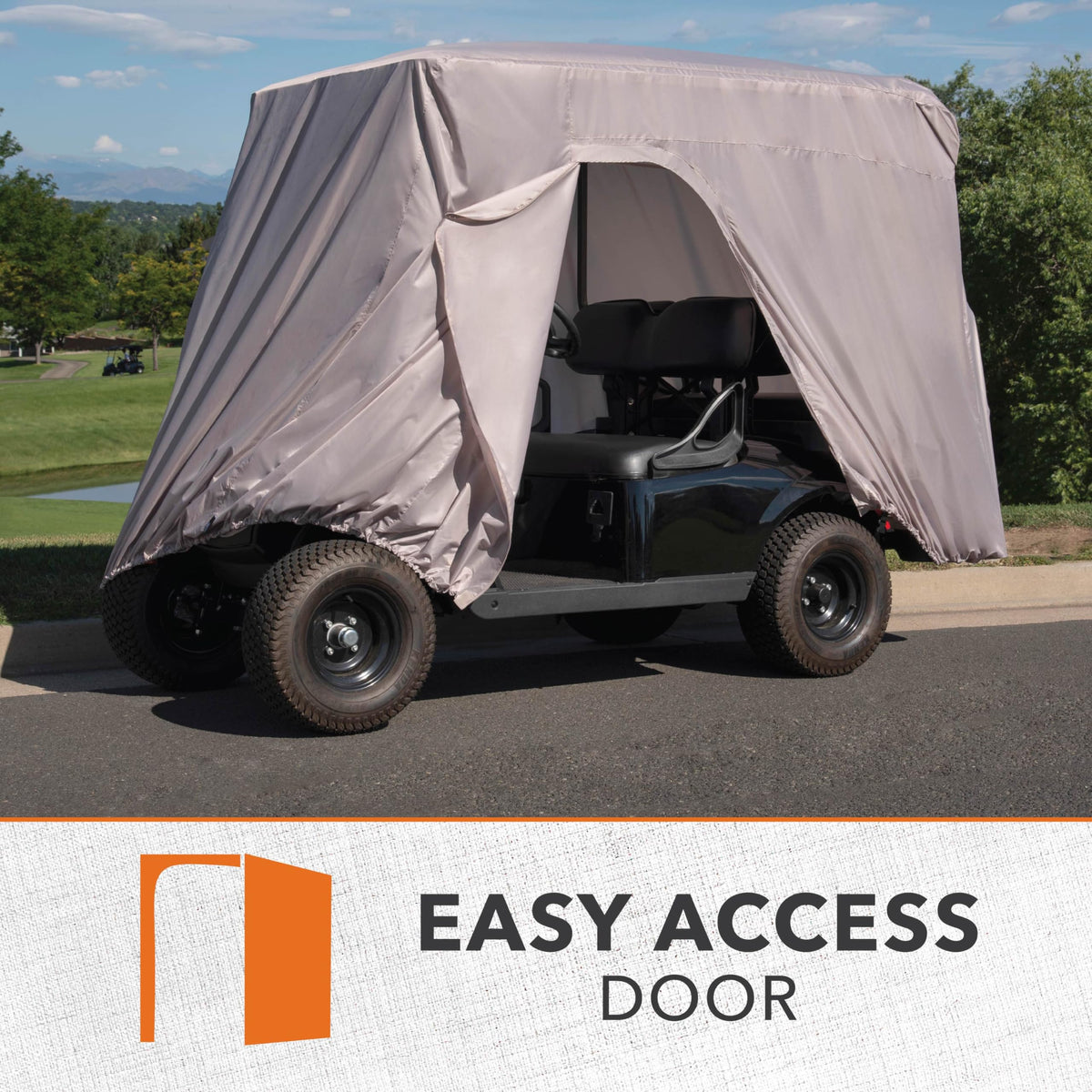 Modern Leisure Sport golf cart cover ventilation promotes airflow to prevent moisture