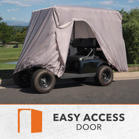 Modern Leisure Sport golf cart cover ventilation promotes airflow to prevent moisture